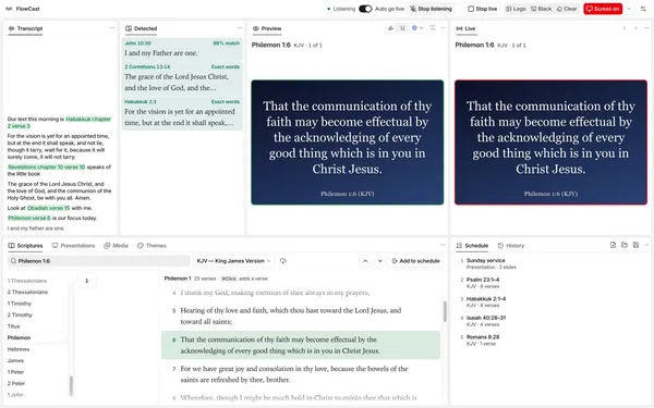 Show the audience screen in Zoom or Google Meet