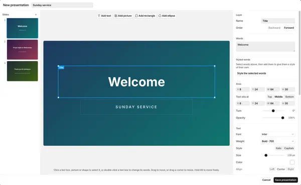 Bring a ProPresenter 7 library into FlowCast